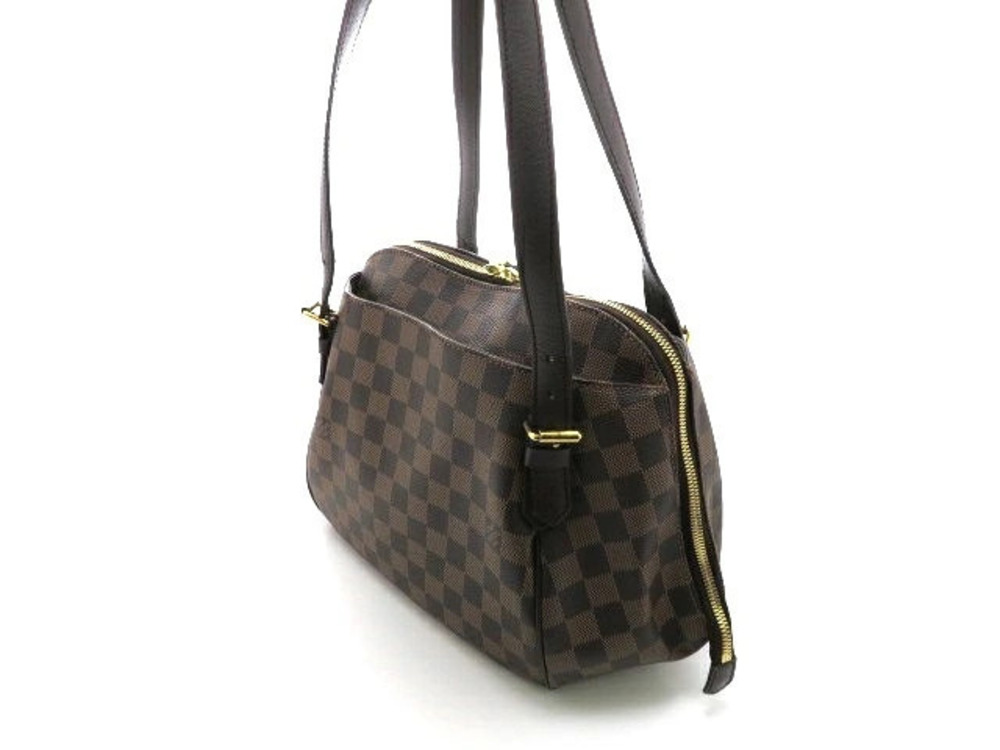 Louis Vuitton Belem Damier Handbag HU Brown